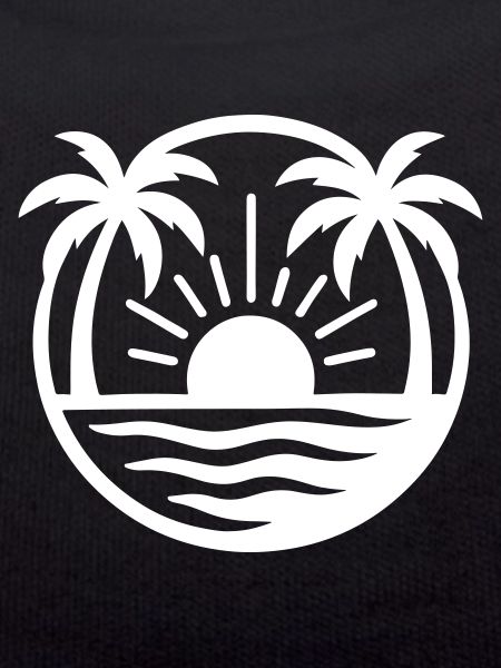 Palm Trees Beach Sunset