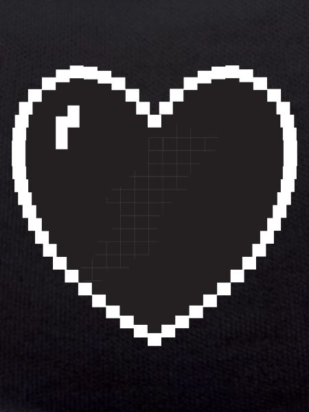 Heart Pixel Gamer Gift