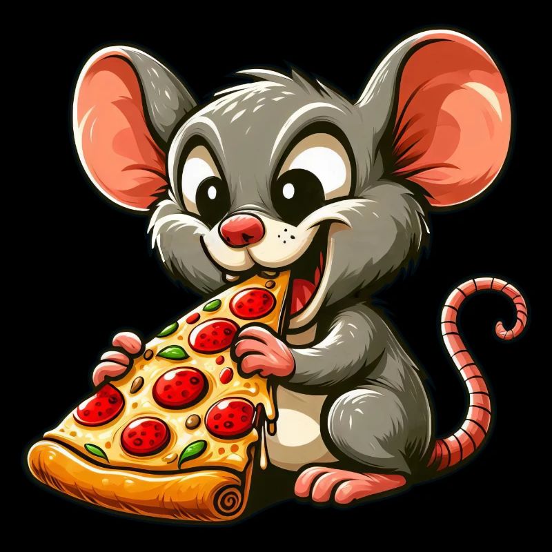 Mouse Rat Popcorn Cinéma Fan de cinéma