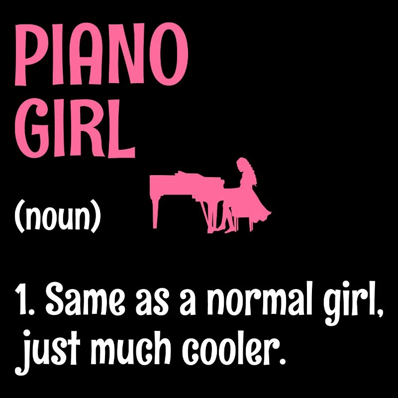 Piano Girl Same As A Normal Girl Juste Beaucoup Plus Cool