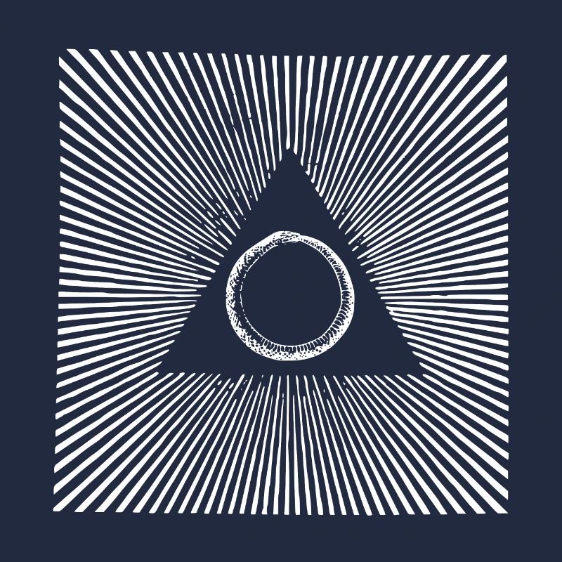 Conception graphique psychédélique occulte