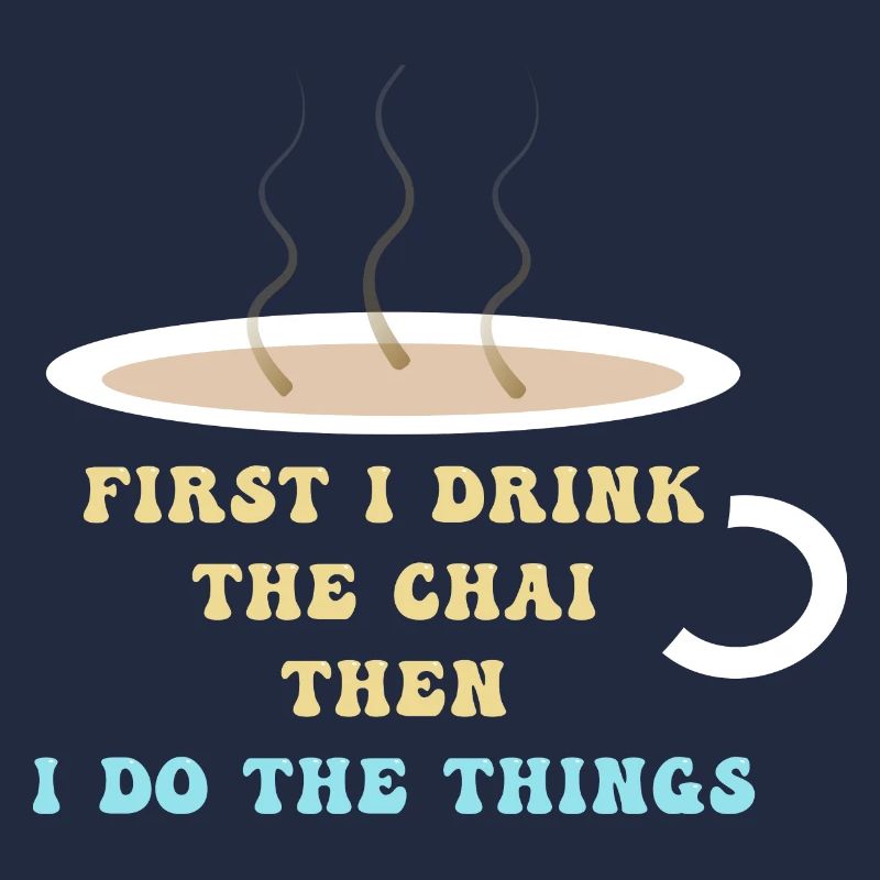 Chai Latte Tee trinken Teetrinker