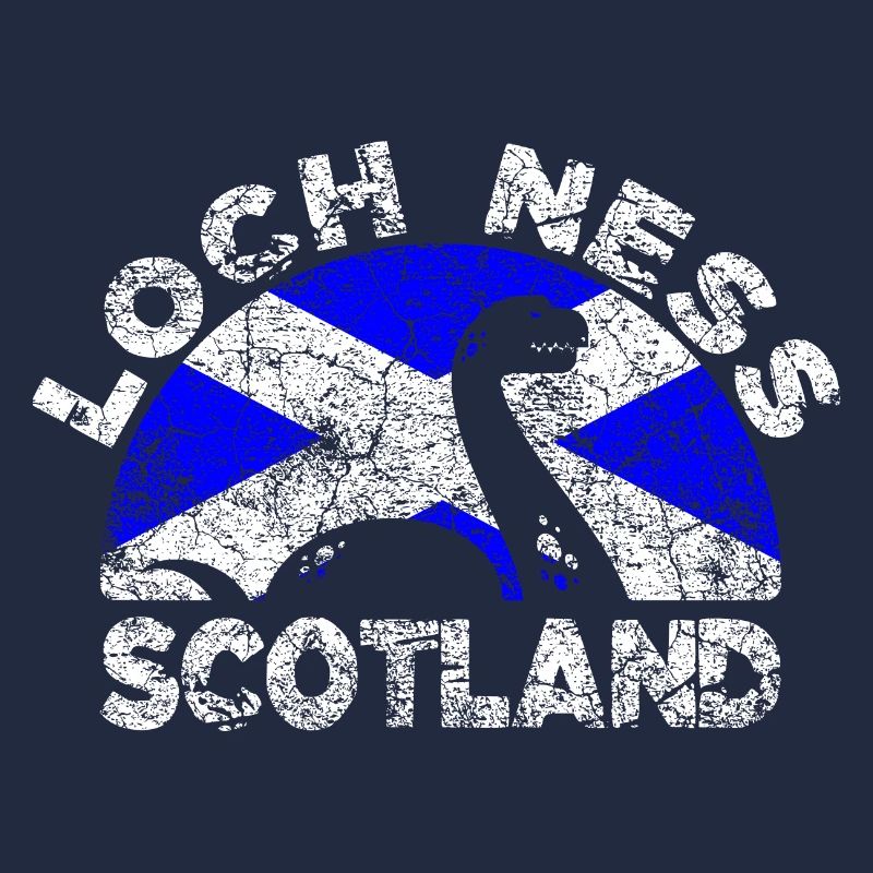 Distressed Loch Ness Monster Scotland Flag