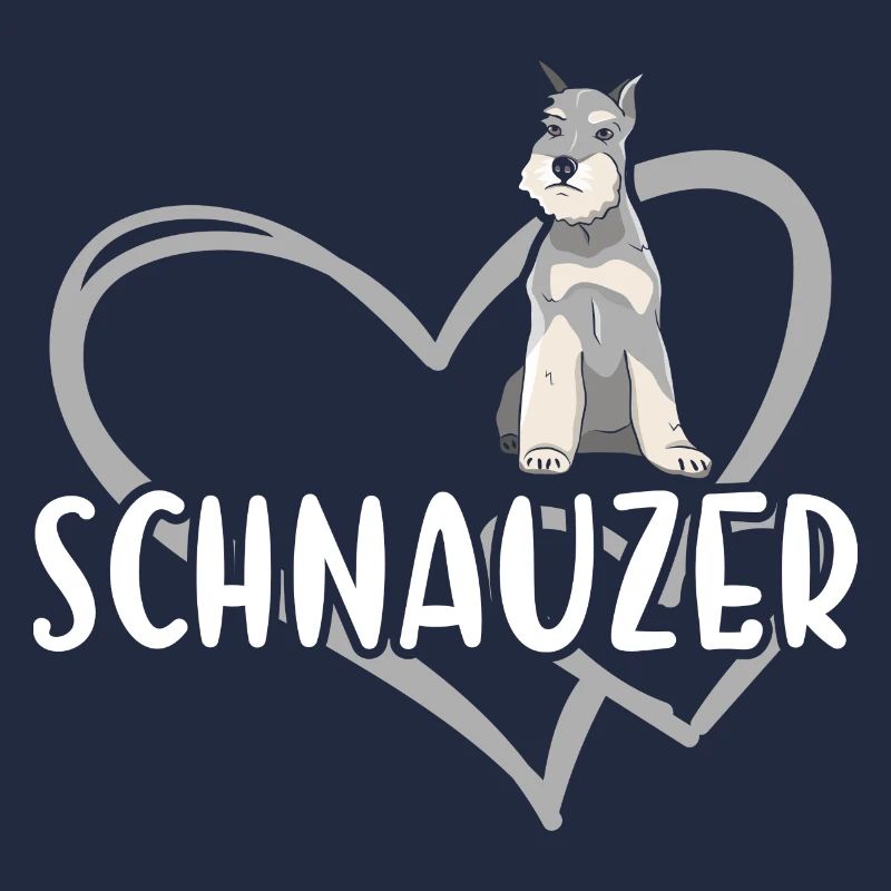 Schnauzer Heart
