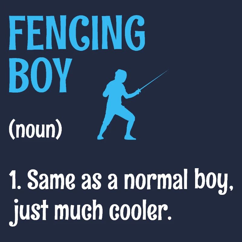 Fencing Boy Same As A Normal Boy Just Much Cooler