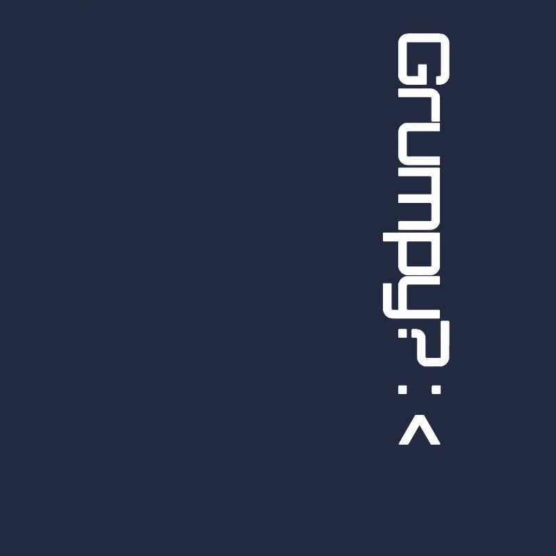 Grumpy 1 white
