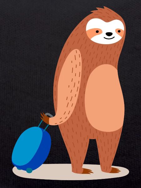 Sloth is traveling