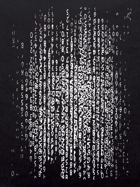 Datenregen-Muster
