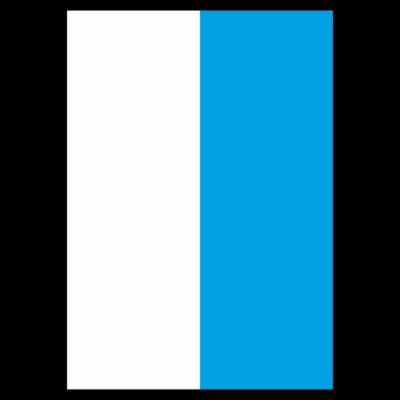 blanc bleu Bavière drapeau idée cadeau