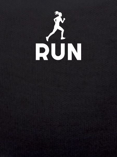 Runner Silhouette with RUN