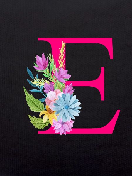 E letter red