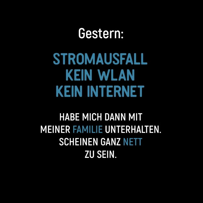 Stromausfall Kein WLAN Kein Internet