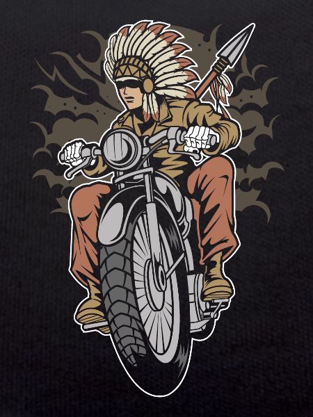 Native Indian Biker
