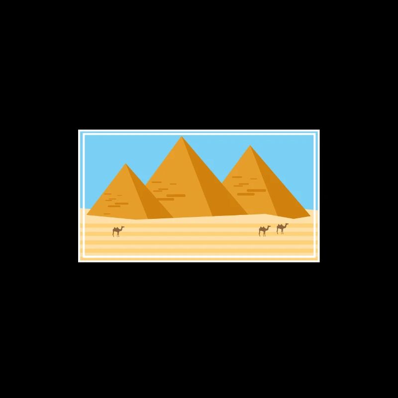Idée cadeau souvenir pyramides d'Egypte