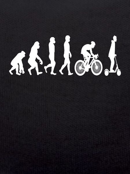 Evolution E-Roller Menschen Entwicklung Geschenk