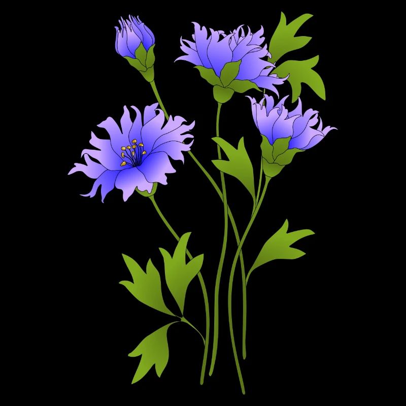 Blaue blumen