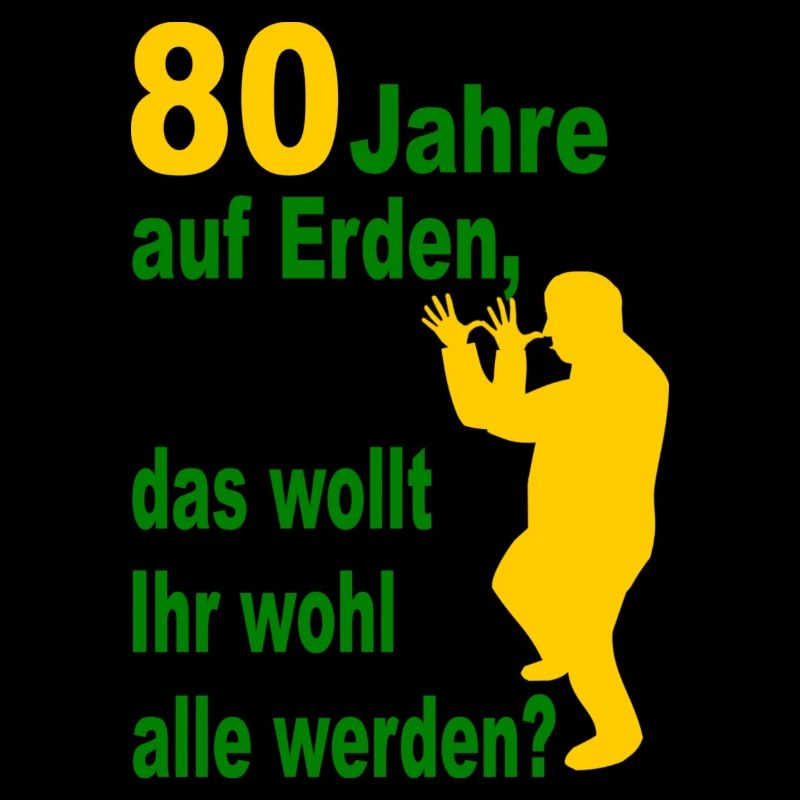 80. Geburtstag - 80 Jahre auf Erden