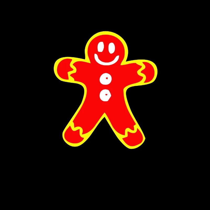 Lebkuchen Mann Figur zu Weihnachten