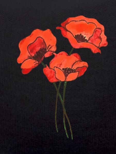 Trio of poppies