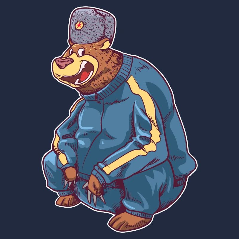 Bear makes the Russian stool gift for a