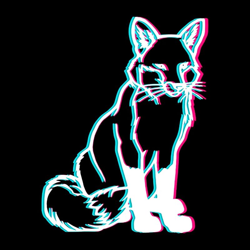 Fox 3D forest animals