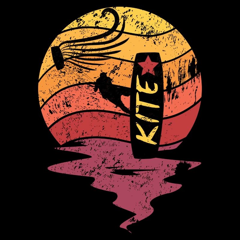 Kite Kite-huer Retro Sunset