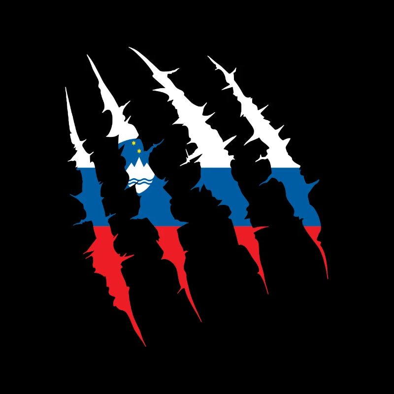 Drapeau de la Slovénie Drapeau pays Drapeau Equipe Fan