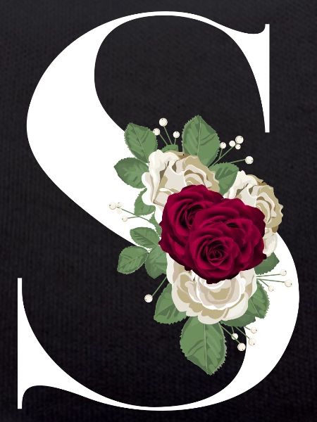 letter S flowered