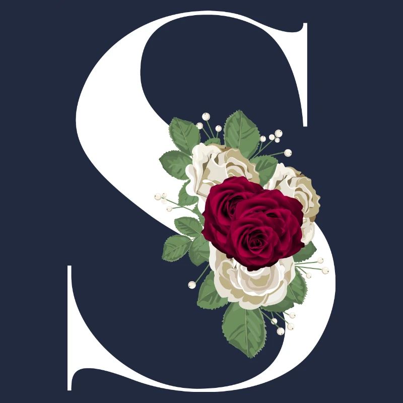 letter S flowered