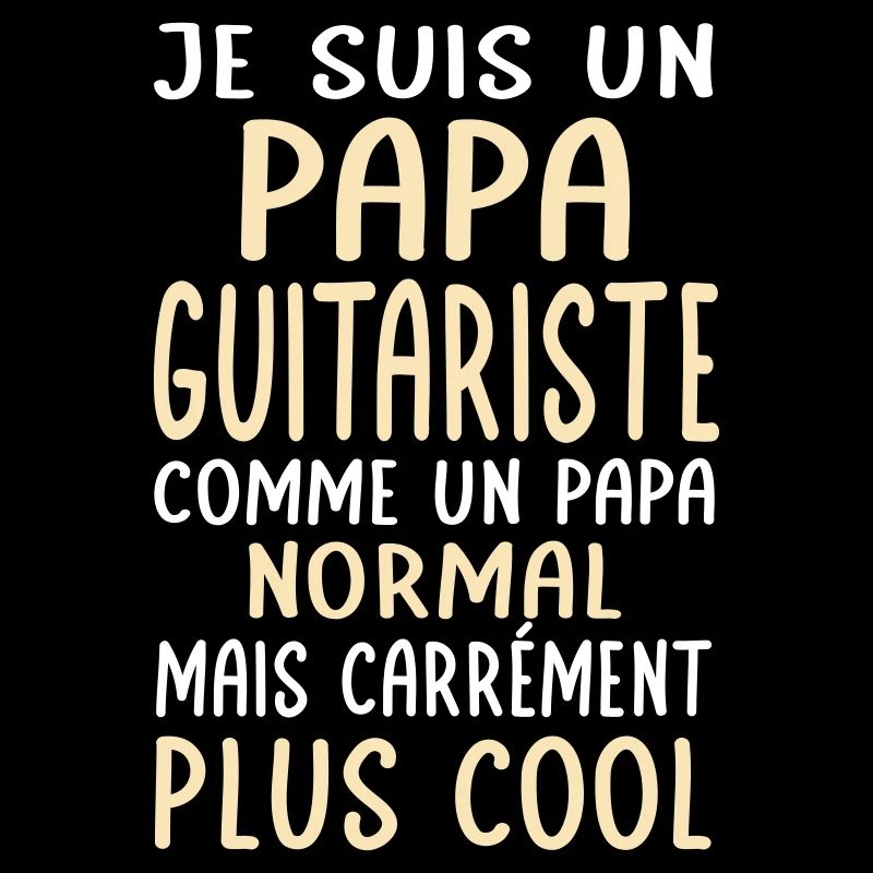 Papa guitariste comme papa normal plus cool