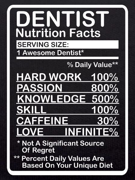 Dentist Nutritional Information