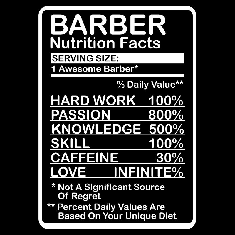 Informations nutritionnelles sur Barber