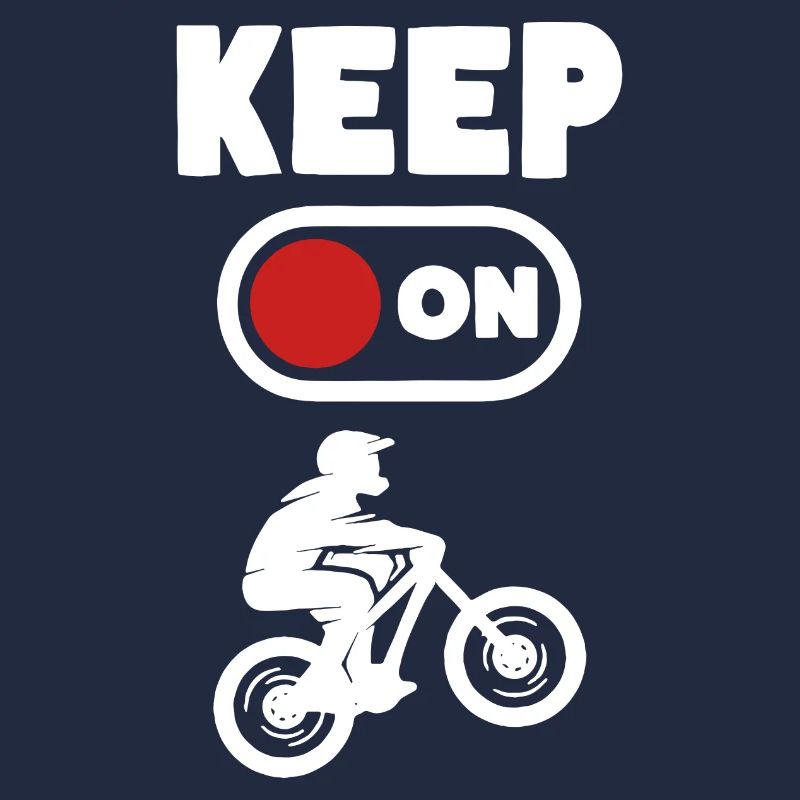 Ebike Keep on Biking Biker Bicycle E-Bike