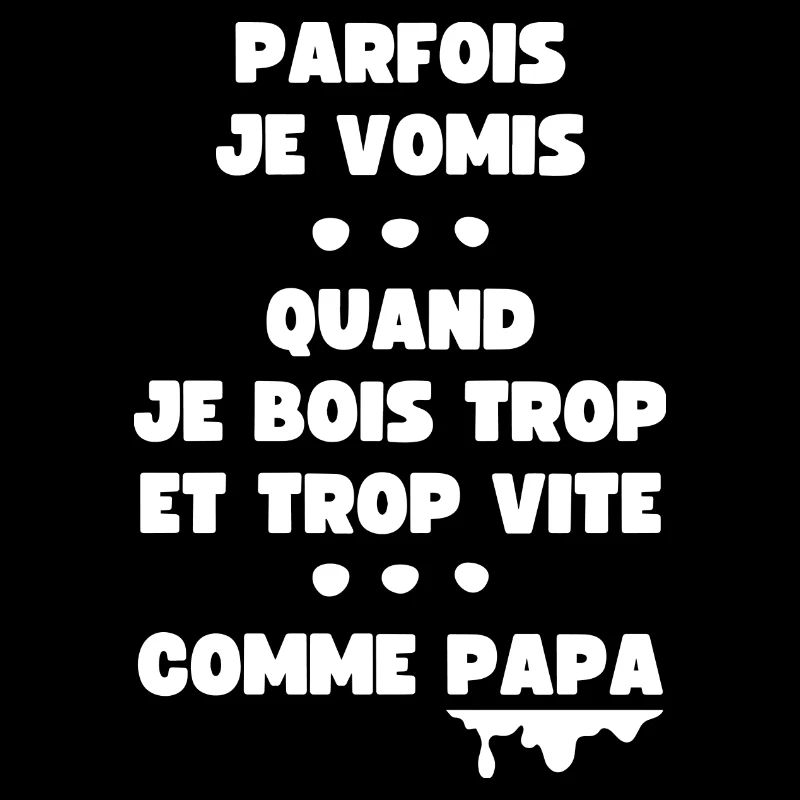 Parfois je vomis comme papa
