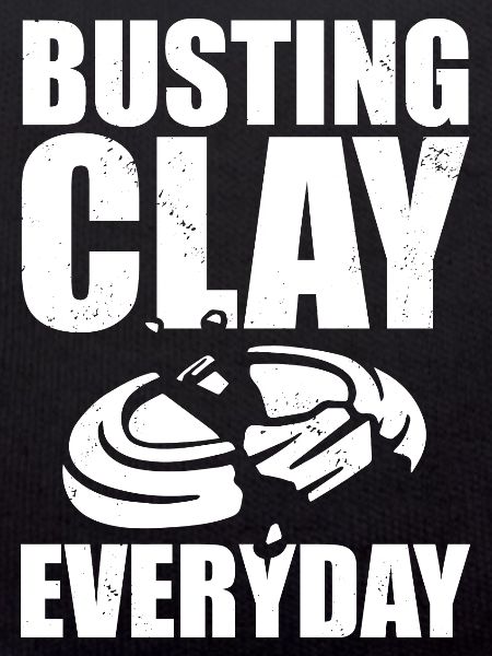 Clay pigeons shoot