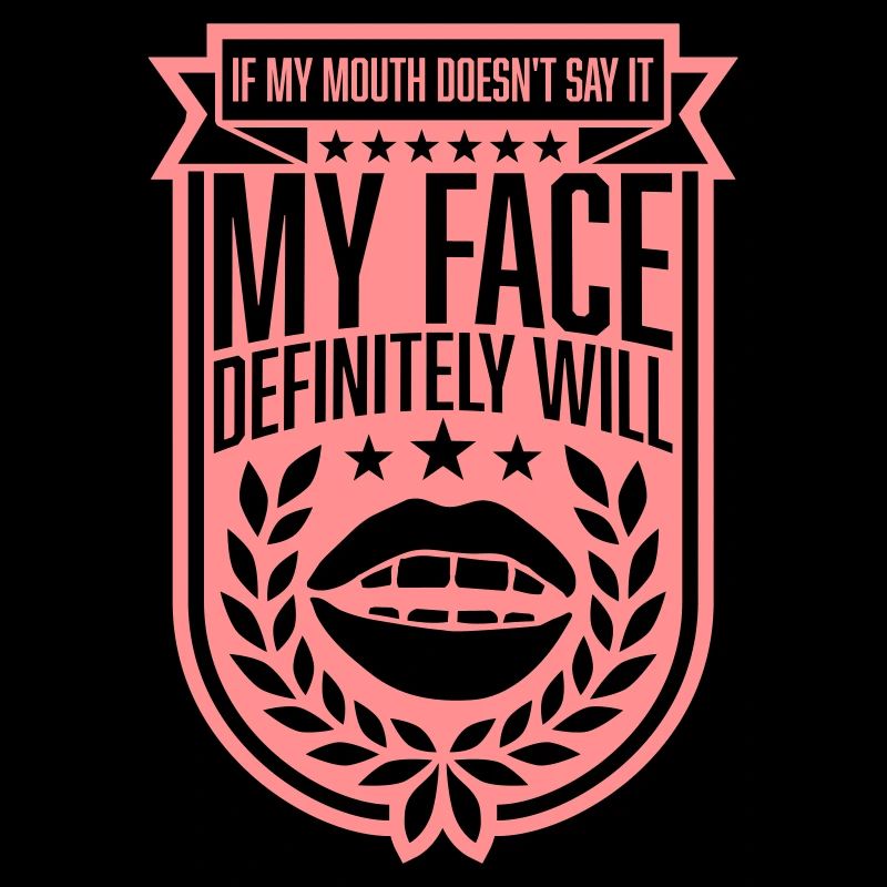 my face definitely will