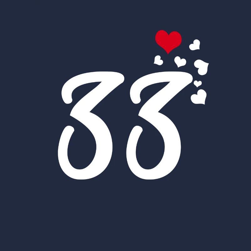 33 hearts 33rd birthday anniversary