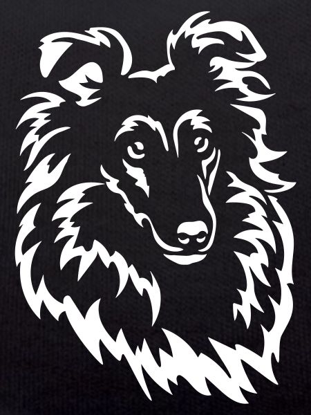 Sheltie Head "Black Edition"