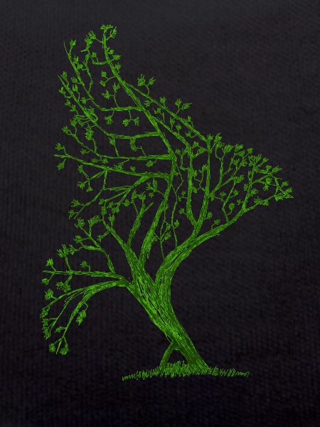 Tree Bird Shape