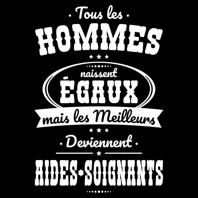 Hommes égaux meilleurs deviennent aides-soignants