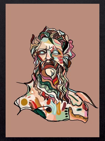 Zeus with background