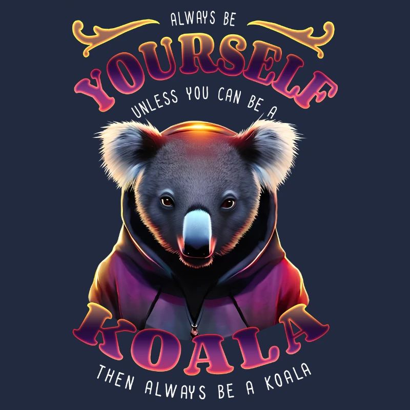 Sei immer du selbst - Koala - Spruch