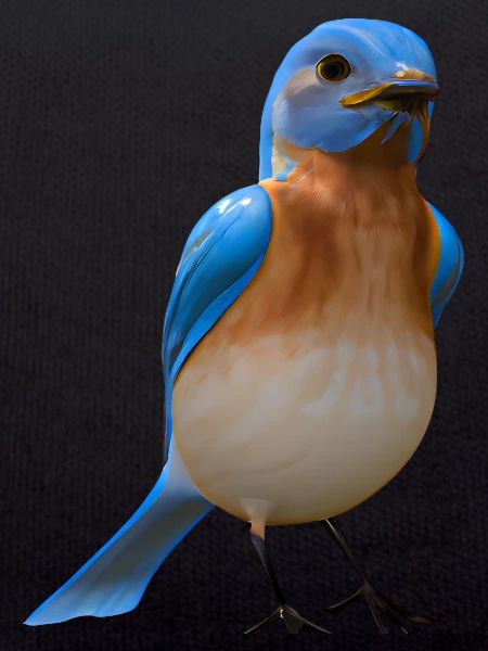 Hut Warbler Bird Design