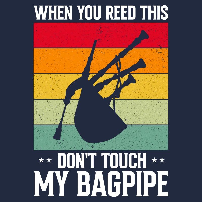 Bagpipe Design for Scotland Pride and Bagpipes