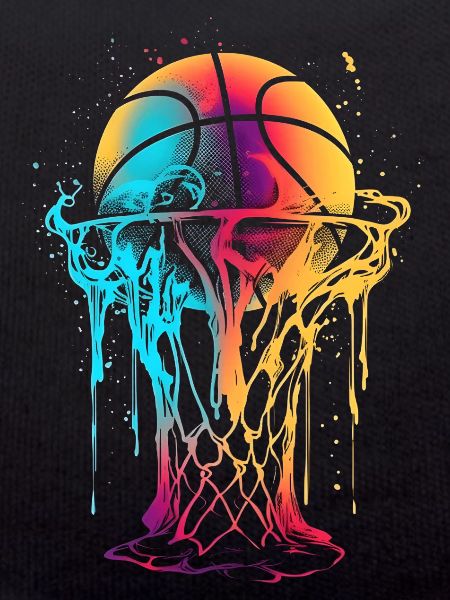 Basketball-Kunstkorb