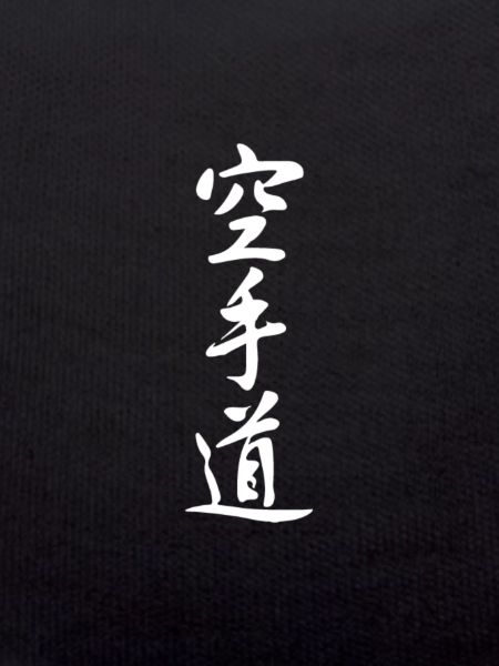 Kanji Karate-Do colo blanco