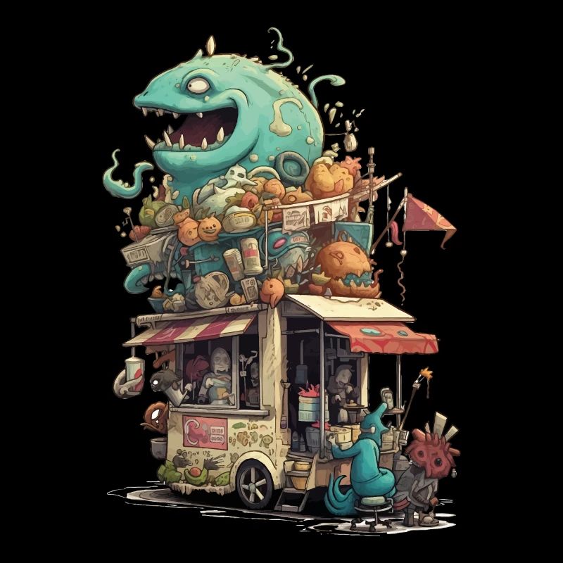 Monster Flohmarktstand