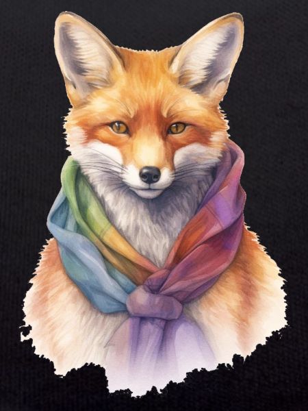 Fox with scarf