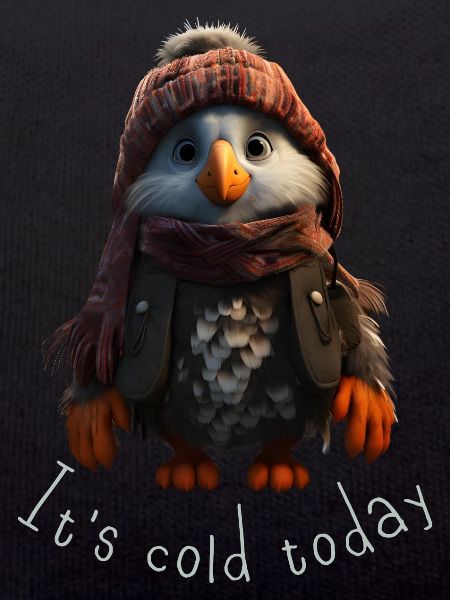 It's cold today
