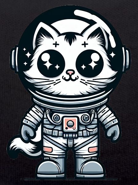 Cute Cat Astronaut
